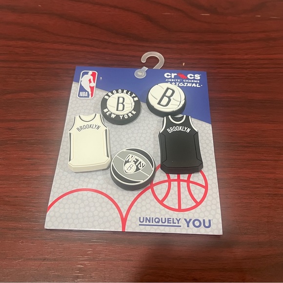 Crocs Uniquely You, Jibbitz, Brooklyn Nets - Picture 2 of 2